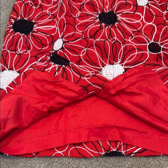 Carlisle Red Mini Pencil Skirt Casual - Picture 4 of 5